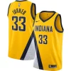 Myles Turner Chic Indiana Pacers Nike Swingman Jersey Gold Statement Edition Great for Fans