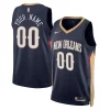 New Orleans Pelicans Eye - catching Nike Unisex 2022/23 Swingman Custom Jersey Navy Icon Edition Perfect for Game Day
