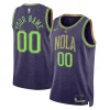 New Orleans Pelicans Nike Unisex 2024/25 Stylish Custom Swingman Jersey City Edition Purple Must - Have for Jerseys Lovers