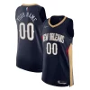 New Orleans Pelicans Stylish Nike 2021/22 Diamond Authentic Custom Jersey Icon Edition Navy for Basketball Enthusiasts