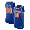 New York Knicks Nike 2021/22 Diamond Swingman Fabulous Authentic Custom Jersey Icon Edition Blue for Basketball Enthusiasts