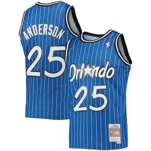Nick Anderson Orlando Gorgeous Magic 1994/95 Hardwood Classics Swingman Jersey Blue Great for Fans
