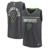 Nickeil Alexander Walker Minnesota Timberwolves Fast Break Replica Player Jersey Statement Edition Unique Black for Basketball Enthusiasts