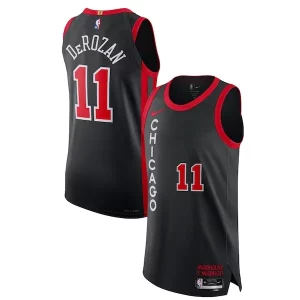 Nike DeMar DeRozan Chicago Bulls Authentic Premium Jersey City Edition Black Great for Fans