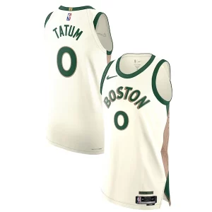Nike Jayson Tatum Boston Elegant Celtics Authentic Jersey City Edition White Perfect for Game Day