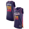 Nike Kevin Stylish Durant Phoenix Suns Authentic Jersey City Edition Purple Must - Have for Jerseys Lovers