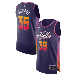 Nike Kevin Stylish Durant Phoenix Suns Authentic Jersey City Edition Purple Must - Have for Jerseys Lovers