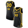 Nike Stephen Curry Golden State Warriors Authentic Chic Jersey City Edition Black Must - Have for Jerseys Lovers