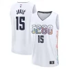 Nikola Jokic Denver Nuggets Youth 2024/25 Fast Break Player Jersey City Edition Eye - catching White Great for Fans
