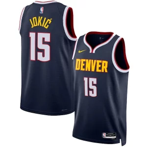 Nikola Jokic Denver Nuggets Nike Unisex Swingman Jersey Icon Edition Navy Fabulous for Basketball Enthusiasts