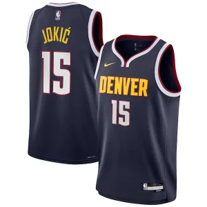 Nikola Jokic Denver Nuggets Nike Youth Swingman Jersey Icon Edition Navy Fabulous Great for Fans