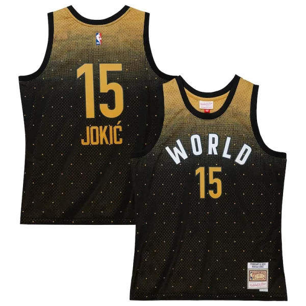 Nikola Jokic Team World 2016 Hardwood Classics Rising Stars Swingman Jersey Black Unique for Basketball Enthusiasts
