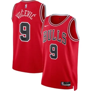 Nikola Vucevic Chicago Bulls Gorgeous Nike Unisex Swingman Jersey Icon Edition Red Must - Have for Jerseys Lovers