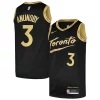 OG Anunoby Toronto Raptors Nike Swingman Player Eye - catching Jersey City Edition Black Must - Have for Jerseys Lovers
