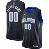 Orlando Eye - catching Magic Nike 2020/21 Swingman Custom Jersey Icon Edition Black/White Must - Have for Jerseys Lovers