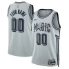 Orlando Magic Nike Unisex 2024/25 Custom Swingman Jersey City Unique Edition Silver Perfect for Game Day