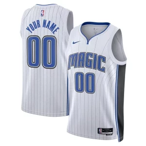 Orlando Magic Nike Unisex Swingman Custom Jersey White Trendy Association Edition Ideal for Collectors