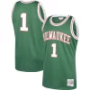 Oscar Robertson Milwaukee Premium Bucks 2001/02 Hardwood Classics Swingman Jersey Green Perfect for Game Day