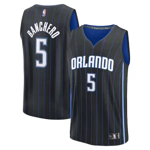 Paolo Banchero Orlando Gorgeous Magic Youth Fast Break Replica Player Jersey Icon Edition Black Great for Fans