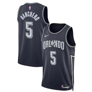 Paolo Banchero Orlando Magic Nike Unisex 2023/24 Swingman Eye - catching Jersey Navy City Edition Great for Fans