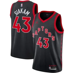 Pascal Premium Siakam Toronto Raptors Jordan Brand 2020/21 Swingman Jersey Statement Edition Black Ideal for Collectors