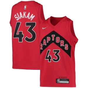Pascal Siakam Toronto Eye - catching Raptors Nike Youth 2021/22 Diamond Swingman Jersey Icon Edition Red for Basketball Enthusiasts