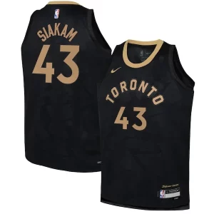 Pascal Siakam Toronto Gorgeous Raptors Nike Youth 2022/23 Swingman Jersey City Edition Black Great for Fans