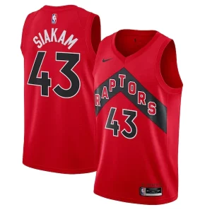 Pascal Siakam Toronto Raptors Chic Nike 2020/21 Icon Swingman Jersey Red for Basketball Enthusiasts