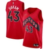 Pascal Siakam Toronto Raptors Nike 2021/22 Diamond Swingman Jersey Fabulous Icon Edition Red Great for Fans