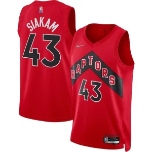 Pascal Siakam Toronto Raptors Nike 2021/22 Diamond Swingman Jersey Fabulous Icon Edition Red Great for Fans