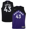 Pascal Siakam Toronto Raptors Nike Youth 2020/21 Swingman Player Jersey Black/Purple Elegant Earned Edition Ideal for Collectors