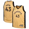 Pascal Siakam Toronto Raptors Nike Youth Swingman Replica Chic Jersey City Edition Gold for Basketball Enthusiasts