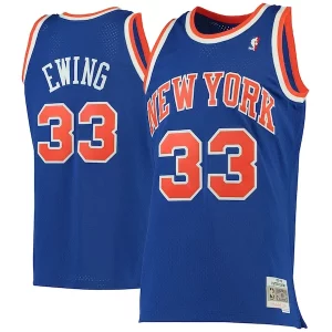 Patrick Ewing Chic New York Knicks 1991/92 Hardwood Classics Swingman Jersey Blue Ideal for Collectors