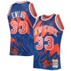 Patrick Ewing New York Knicks Eye - catching Hardwood Classics 1991/92 Hyper Hoops Swingman Jersey Blue Perfect for Game Day