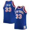 Patrick Ewing New York Knicks Unique Big & Tall 1991/92 NBA 75th Anniversary Diamond Swingman Jersey Blue Great for Fans