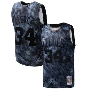 Paul Pierce Boston Celtics Hardwood Classics 2007/08 Tie Stylish Dye Swingman Jersey Black Perfect for Game Day