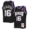 Peja Stojakovic Sacramento Kings Youth 2001/02 Hardwood Classics Swingman Jersey Eye - catching Black for Basketball Enthusiasts