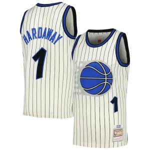 Penny Hardaway Chic Orlando Magic Chainstitch Swingman Jersey Cream Perfect for Game Day