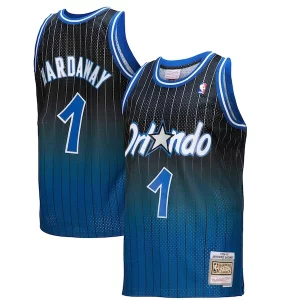 Penny Hardaway Fabulous Orlando Magic 1994/95 Hardwood Classics Fadeaway Swingman Player Jersey Royal/Black Great for Fans