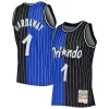 Penny Hardaway Orlando Magic Hardwood Classics 1994/95 Split Swingman Fabulous Jersey Blue/Black Must - Have for Jerseys Lovers