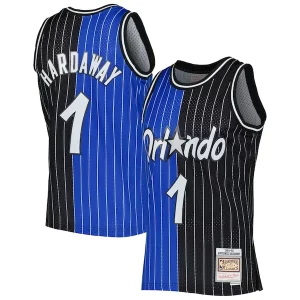 Penny Hardaway Orlando Magic Hardwood Classics 1994/95 Split Swingman Fabulous Jersey Blue/Black Must - Have for Jerseys Lovers