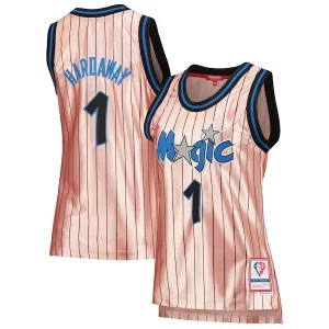 Penny Hardaway Orlando Magic Women's 75th Anniversary Rose Gold Fabulous 1993 Swingman Jersey Pink Ideal for Collectors