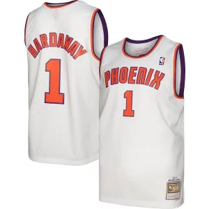 Penny Hardaway Phoenix Gorgeous Suns 2001/02 Hardwood Classics Swingman Jersey White/Purple Must - Have for Jerseys Lovers