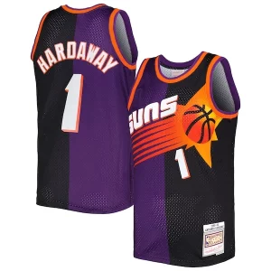 Penny Hardaway Phoenix Suns Hardwood Classics 1999/00 Split Swingman Jersey Purple/Black Chic Perfect for Game Day