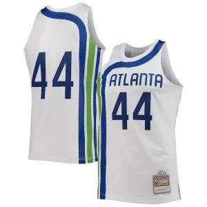 Pete Maravich Atlanta Chic Hawks 1970/71 Hardwood Classics Swingman Jersey White for Basketball Enthusiasts
