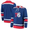 Philadelphia 76ers G III Sports by Eye - catching Carl Banks Pointman Hockey Fashion Jersey Royal Must - Have for Jerseys Lovers
