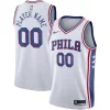 Philadelphia 76ers Nike 2020/21 Swingman Custom Jersey Association Stylish Edition White Ideal for Collectors