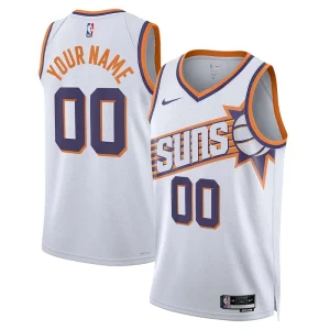 Phoenix Chic Suns Nike Unisex Swingman Custom Jersey White Association Edition for Basketball Enthusiasts