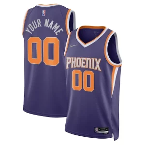 Phoenix Suns Nike 2021/22 Diamond Swingman Custom Gorgeous Jersey Icon Edition Purple Must - Have for Jerseys Lovers
