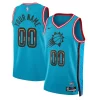 Phoenix Suns Nike Premium Unisex 2022/23 Swingman Custom Jersey City Edition Turquoise Must - Have for Jerseys Lovers